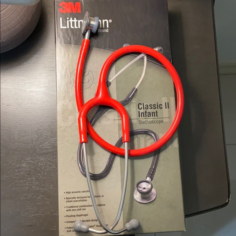 Red infant stethoscope! Littmann